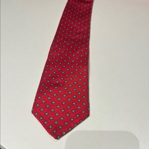 Vintage Hastings Bay Elegant Red Patterned Men's Tie